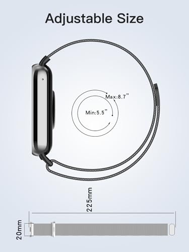 Correa metálica reemplazo Xiaomi Smart Band 9 Pro miniatura 5