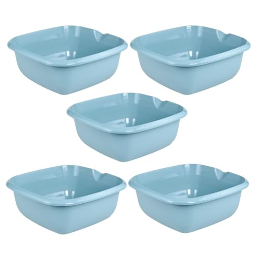 keeeper björk 5x Universal-Schüssel mit Ausguss, Eckig, 13 l, 38 x 38 cm, Nordic Blue – Ansicht 1