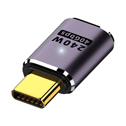 GMBYLBY Portable Type C Adapter OTG 40Gbps Fast Data Transfer Tablet Charging Converter 240W 40Gbps Speed USB C Adapter