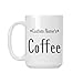 Personalized Name Coffee Cup - Large 15 oz White Ceramic Coffee Mug Cup