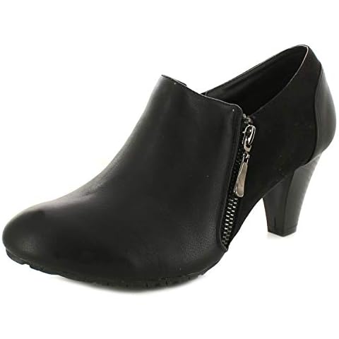 Comfort Plus Claire Womens Ankle Boots Black 6 UK Cover