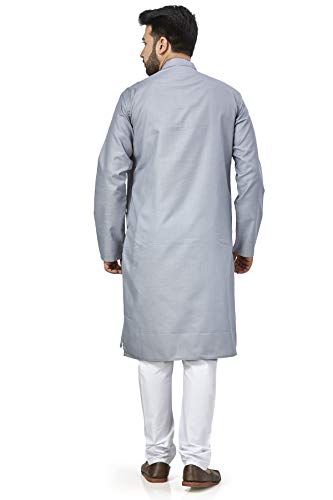 Image of BE ACTIVE Linen Blend Solid Pattern Trendy Comfortable Stylish Full Sleeve Kurta Men's Ethnic Wear