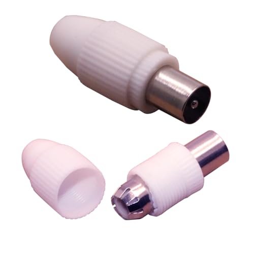 Conector coaxial RF 9.5mm ángulo 90° macho - 4 unidades miniatura 4