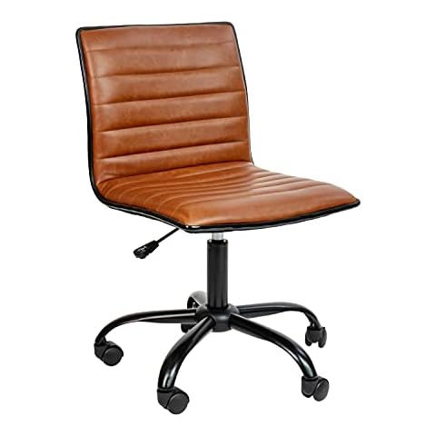 Flash Furniture Office Task Chair - Brown Vinyl Cover