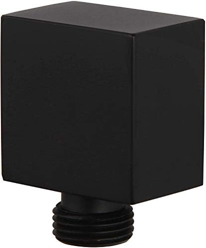 VoKs Wandanschlussbogen Schwarz 1/2 Zoll - Messing Brauseanschluss