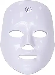 Branco Led Facial, Mascara Led, Mascara de Facial, Tratamento Fototerapia Estética 2 Cores