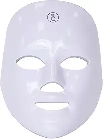 Branco Led Facial, Mascara Led, Mascara de Facial, Tratamento Fototerapia Estética 2 Cores