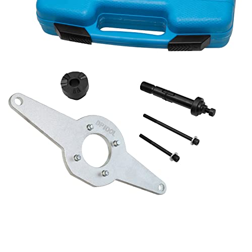 Vibration Damper Holding Tool Crankshaft Pulley Removal Shock Absorber Compatible With Audi Skoda Vw 1.8 2.0 4V Tfsi Ea888 Vibration Damper Assembly 4 Cylinder Replace T10531 #TOP2