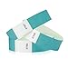 WristCo Caribbean Blue 3/4" Tyvek Wristbands - 500 Pack Paper Wristbands For Events