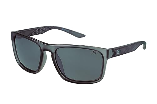 Image of CAT 8017 Men's Polarized Square Sunglasses, UV400 Protection, 58 mm