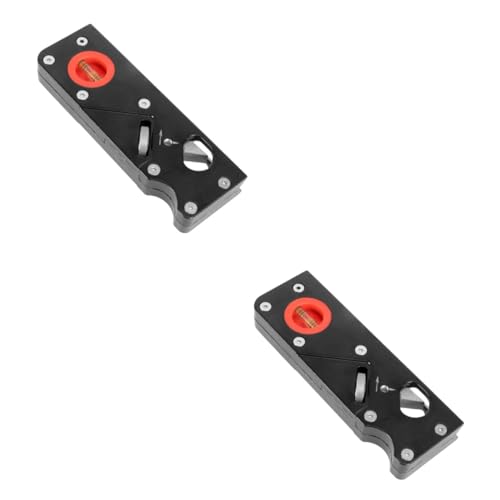 DIYEAH 2 Pièces Rabot à chanfrein manuel outil de charpentier pour angle en bois raboteuse de finition trimmer planing et précis