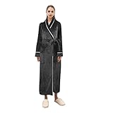 ❤️[Choix de cadeau] Le peignoir long en flanelle avec capuche pour femme est parfait pour la fête des mères, Thanksgiving, Noël, la Saint-Valentin, un anniversaire. Cette chemise de nuit d'hiver est également conçue pour les hommes et les femmes et peut être utilisée comme cadeau de mariage ou d'anniversaire de couple.