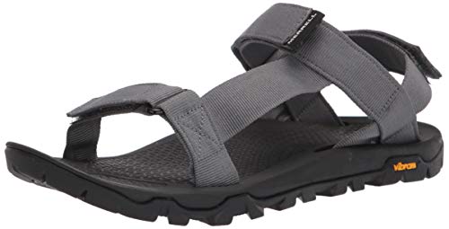 Merrell Men's Breakwater Strap Sport Sandal, Granite, 11
