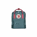 Fjallraven Unisex-Kid's K¿nken Mini, Frost Green/Peach Pink, One Size