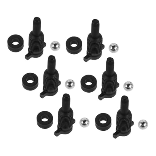 IMIKEYA Ensemble De 6 Kit Accessoires Valve pour Cric Hydraulique Vertical Joints Étanches et Vis de Purge Air Réparation Mécanique et Maintenance Compatible Plus de Tonnes