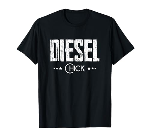 Diesel Chick Femme camionneur Cool Fête des Mères T-Shirt
