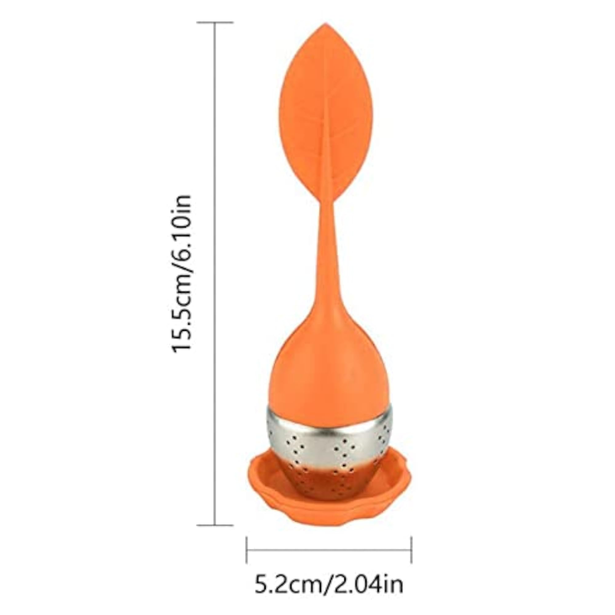 Silicone Tea Strainer Silicone Tea Strainer Silicone Tea Strainer Orange