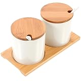 Design épuré et compact : Avec ses dimensions adaptées, ces pots de rangement s’intègrent aisément dans espaces restreints, comparés à d’autres contenants plus volumineux, ils optimisent votre plan de travail