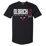 500 LEVEL Lachlan Olbrich Chicago Bulls Elite Heavyweight Tee (Black, X-Large)