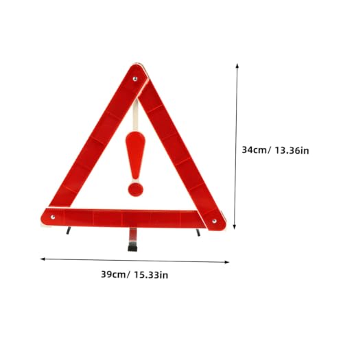 Kit de 3 triángulos reflectantes de emergencia para vehículos miniatura 2