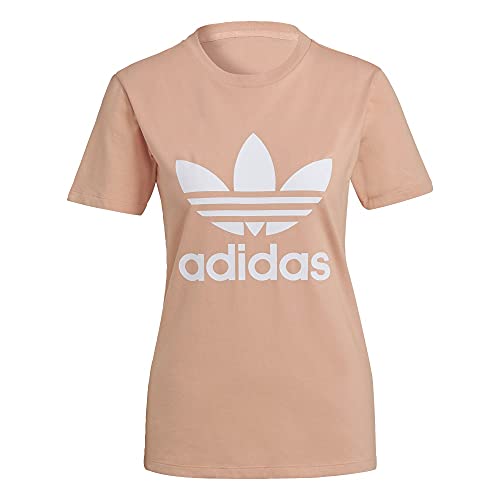 T-shirt adidas Originals Trefoil en coton respirant couleur Ambient Blush