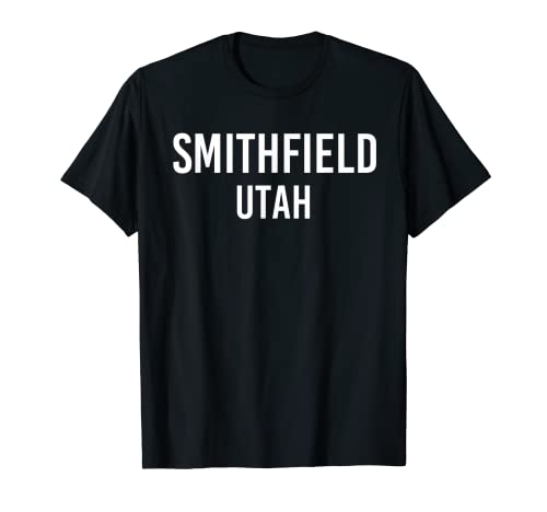 SMITHFIELD UTAH UT USA Patriottico Sport Vintage Maglietta