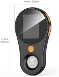 Handheld Digital Microscope, Portable 500X HD Viewing and Recording Tool for Kids Adults Science Lab Black ABS 2 Inch IPS Screen Type C 8 LED No Memory Card