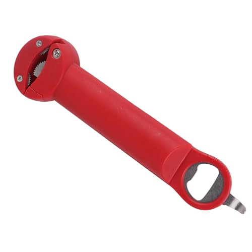 Décapsuleur rétractable rouge en acier inoxydable pour ouvrir facilement les bouteilles - 3