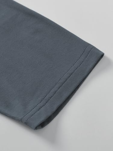 Latuza Men's Bamboo Viscose Hooded Pajama Top Long Sleeve Sleep Shirt4