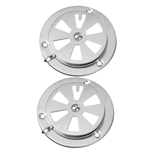LIFKICH Ventilación De Alta Eficiencia De Ventilación De 2 Reguladores Cubierta De Inoxidable Resistente Al Desgaste