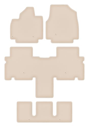 Tapis de sol velours Kia EV9 beige Fortuna : protégez la moquette d'origine de votre crossover 2023