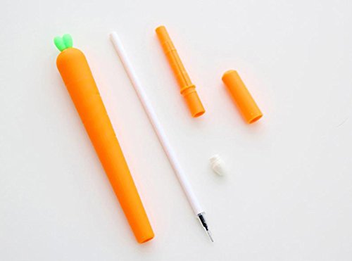 Aikesi 3pcs gel Pen creative simulazione Carrot