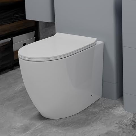 Sorrento Comfort Height Rimless Toilet Cover