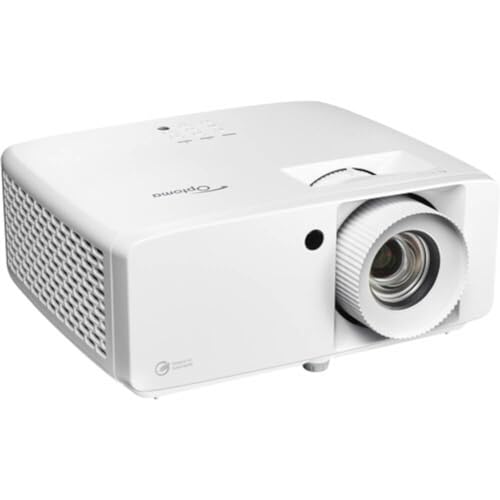 Image of Optoma UHZ66 Compact Long Throw True 4K UHD Laser Home Cinema and Gaming Projector, 4000 Lumens