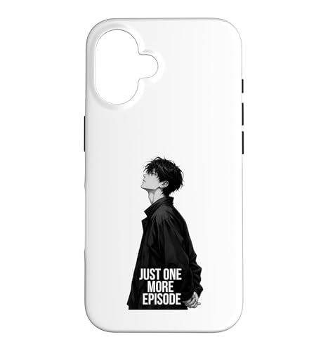 Just One More Episode Minimal �A�j�� ���[�h�A�[�g �X�}�z�P�[�X iPhone 16 �p