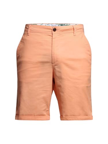Image of Jack & Jones Men Solid Regular Fit Mid Rise Chino Shorts