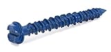 CONFAST 3/16' x 2-1/4' Hex Head Concrete Screw Anchor with Drill Bit for Anchoring to Masonry, Block or Brick (100 per Box)