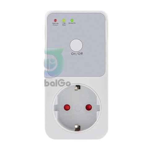 Ac 220V Automatic Voltage Protector Socket Switcher Power Surge Safe EU Plug Refrigerator Protect New 2025 High for Reliable Electronic Component, Precision, Stable Performance