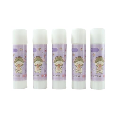 Image of Trendymart Glue Stick 25g, Pack of 5 | Multi-Purpose Glue Stick for School Projects, Art & Craft, DIY | Suitable for School & Office Activities | Easy to Use