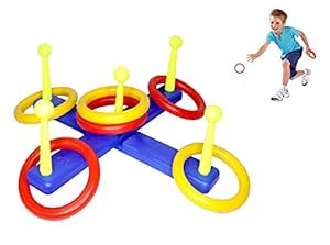 Image of PRIME Kids Ring Toss Game Set Indoor Outdoor Throwing Toy for Boys and Girls (Lovely Ring Toss)