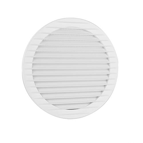 MKK Lüftungsgitter rund Insektenschutz weiß Ø 160 mm