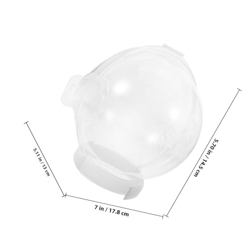 Casco Antimordeduras DINHEAROM para Gatos Capucha de Abs Cómoda 3