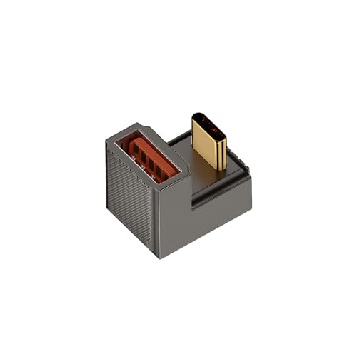 ���{�̒������ MSL FORCE USB-A to Type-C �ϊ��A�_�v�^�[ 10Gbps�����]�� 120W���}���[�d�Ή� ���ϋv�A���~������ USB3.1 Gen2 �f�[�^�]�� �A�_�v�^ �v���O���v���C GS (M�^�C�v, �P��)