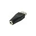 Produktbild USB/Klinke Adapter, USB Buchse A auf 3,5mm Klinke Buchse