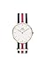 Daniel Wellington Women's 0502DW Classic Canterbury Stainless Steel Watch With Multi-Color Striped Band