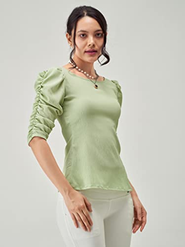 Image of AASK Casual Solid Women Top