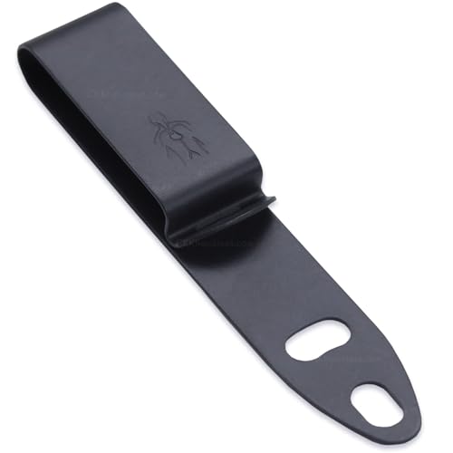 Image of DCC 1 Series Metal Belt Clip - (SHS Model) - (Fits Up to 1.50 Inch Belts) - (Gray) - USA Made - Spring Steel Clip with Cant Adjustable Slots - Corrosion Resistant Finish - Secure IWB Carry