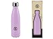 MYPIKY Bouteille 500 ml en acier inoxydable à double paroi et fermeture hermétique (couleur LILLA) MP25LL