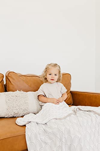 Image of Copper Pearl Three-Layer Blanket: Soft and Breathable Twin Layer Baby Quilt | Boys and Girls Toddler Blanket | 46x46 Premium Polyester /Rayon | Bliss