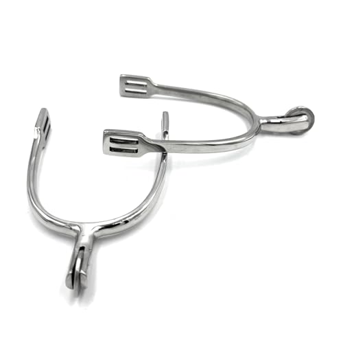 Equine Smile ES1011 Radsporen Reitsporen Reiten Sporen Spur hochwertiger Edelstahl (Herren 40 mm)